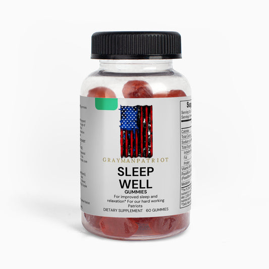 Grayman Patriot’s Sleep Well Gummies (Adult)