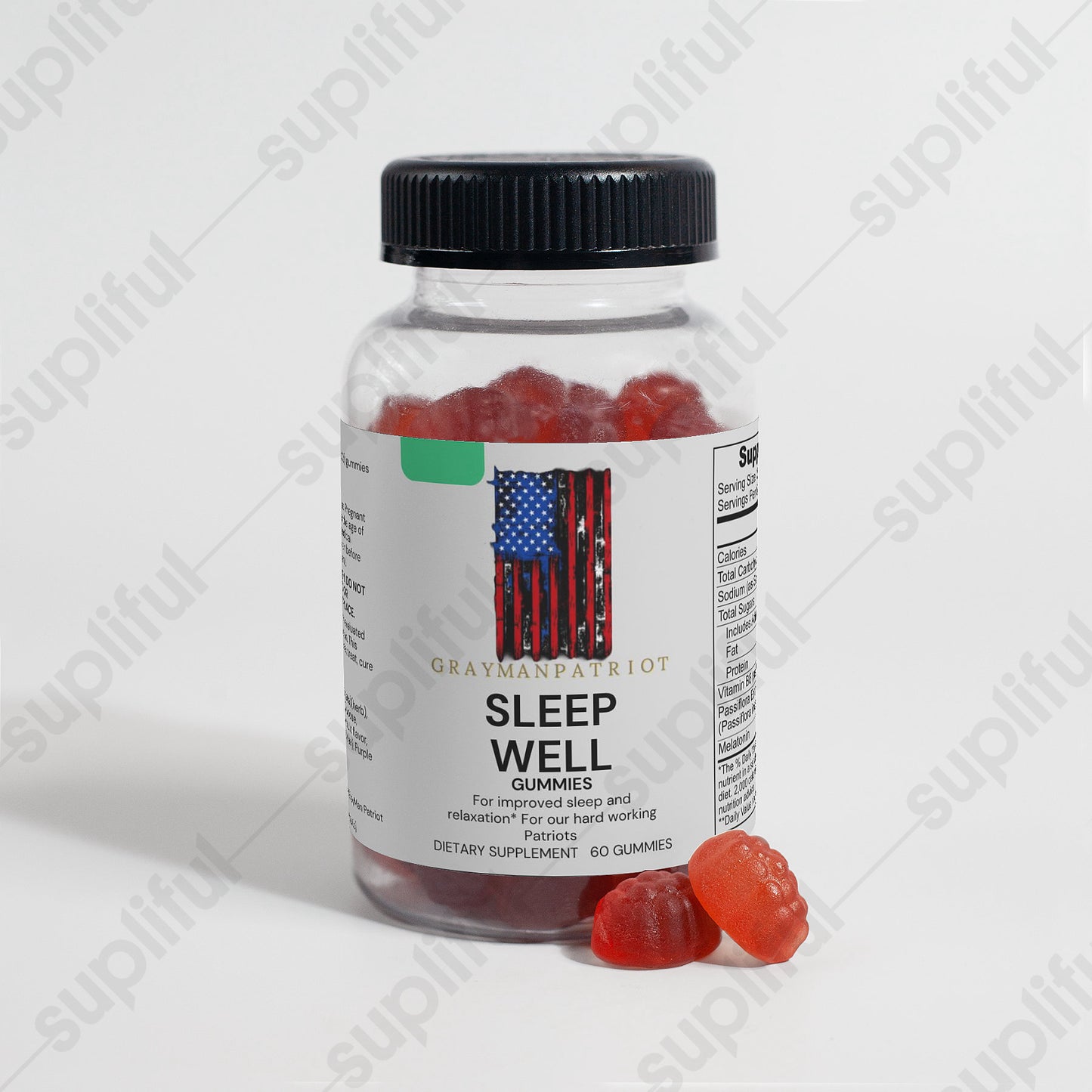 Grayman Patriot’s Sleep Well Gummies (Adult)