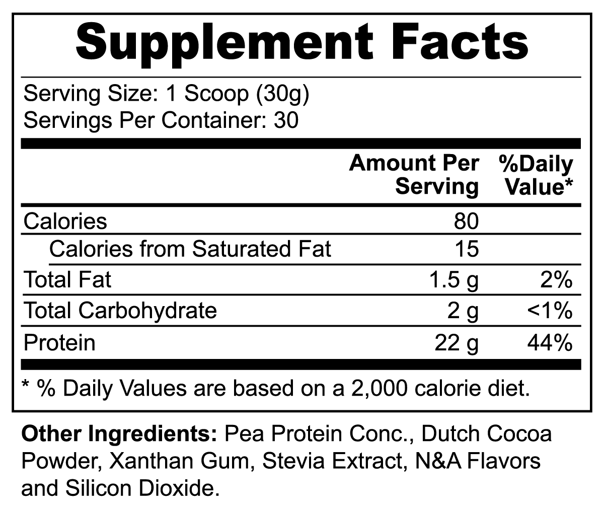 GrayMan Patriot’s Vegan Pea Protein (Chocolate)